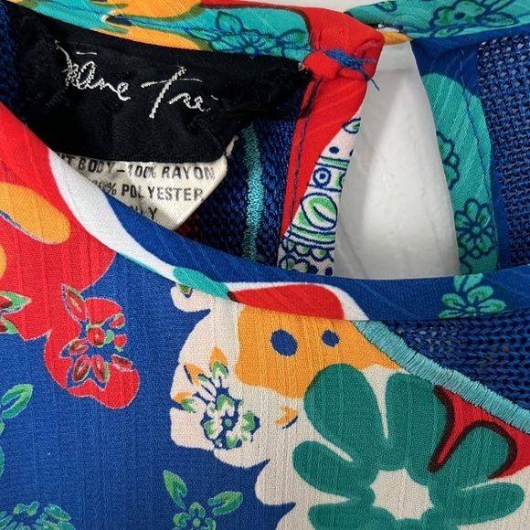 Vintage Diane Freis Blouse Size Small - Picture 6 of 6
